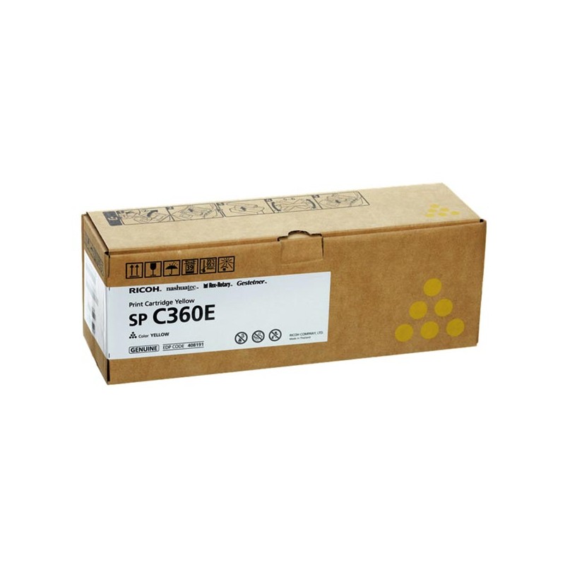 Ricoh originální toner 408191, yellow, 1500str.