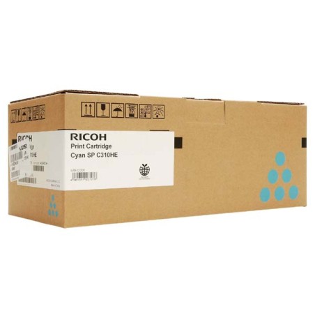 Ricoh originální toner 406480, 407637, cyan, 6000str.