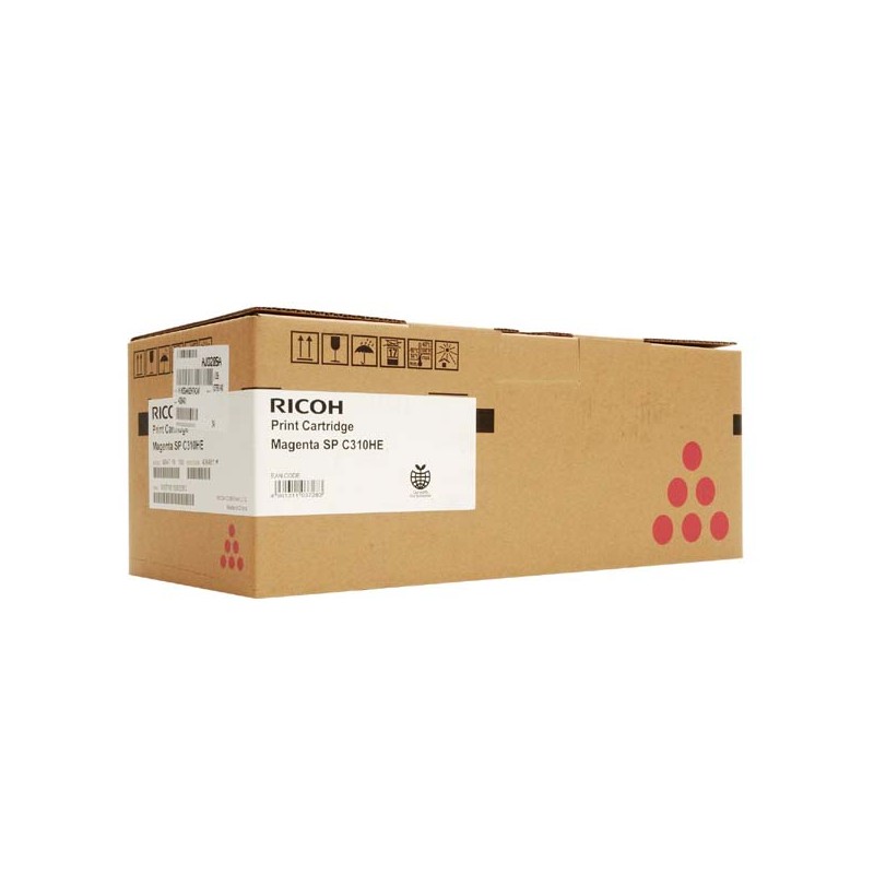 Ricoh originální toner 406481, 407636, magenta, 6000str.