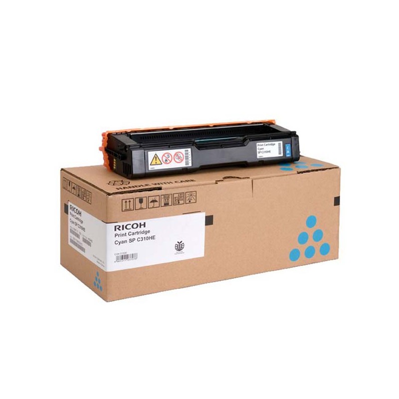 Ricoh originální toner 406349, 407641, cyan, 2500str., low capacity