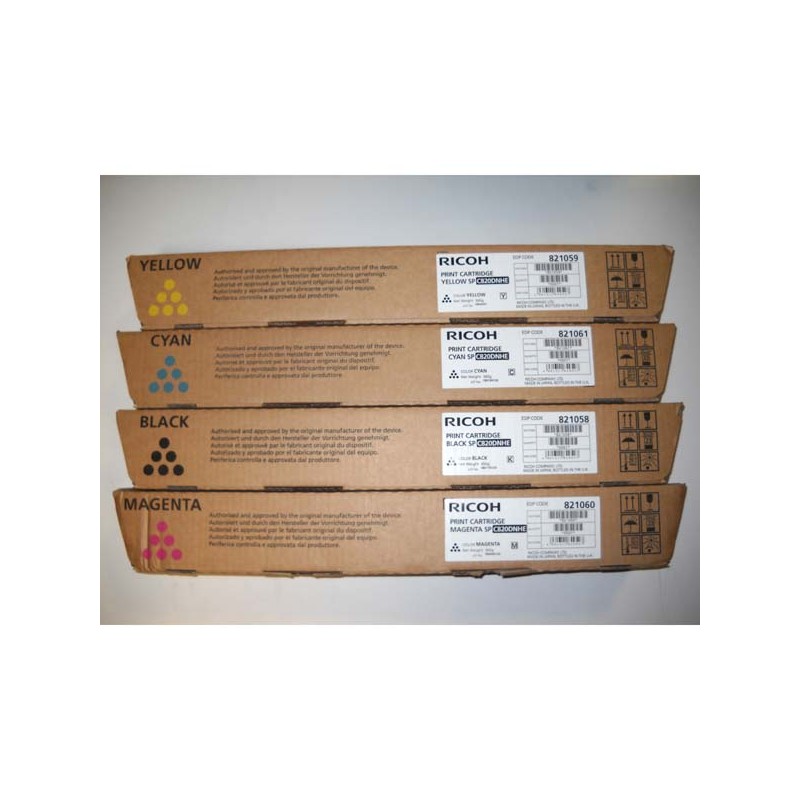 Ricoh originální toner 820119, 821061, cyan