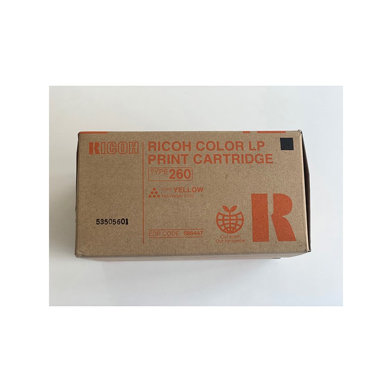 Ricoh originální toner 888447, Typ 260, yellow, 10000str.