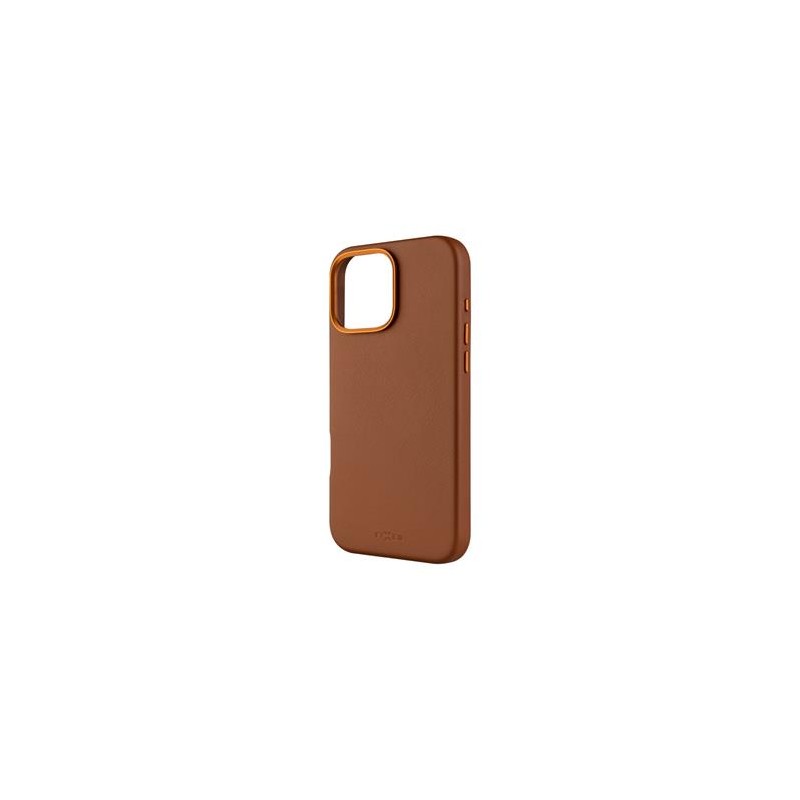 FIXED MagLeather kožený kryt iPhone 16PM hnědý