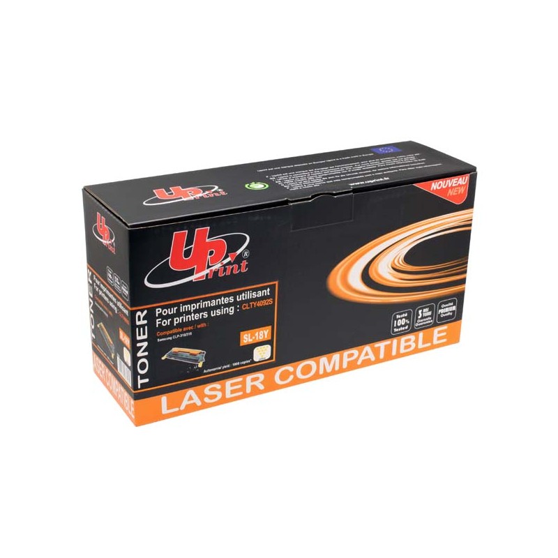 UPrint kompatibilní toner s Samsung CLT-Y4092S, SL-18Y, yellow, 1000str.