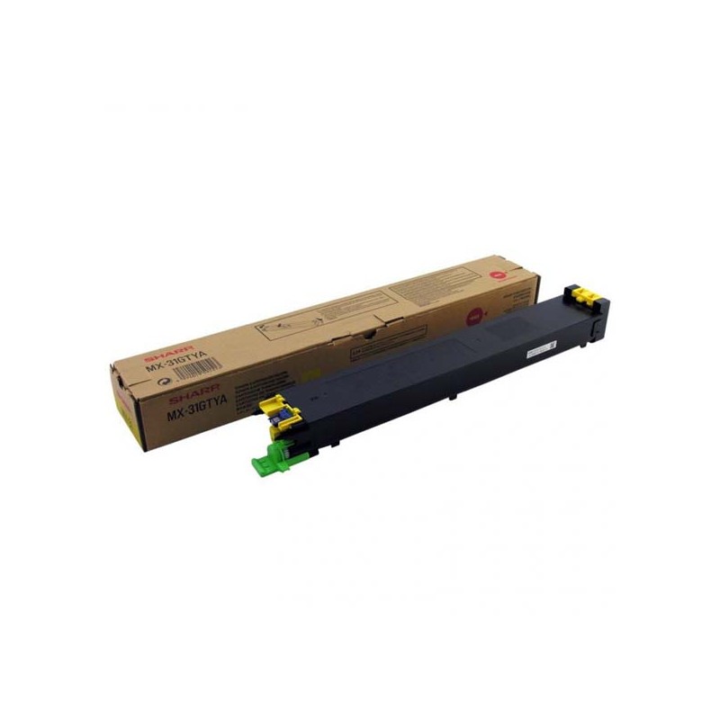 Sharp originální toner MX-31GTYA, yellow, 15000str.