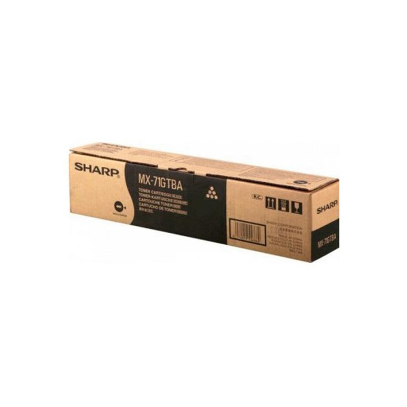 Sharp Originální toner MX-71GTBA, black, 42000str.