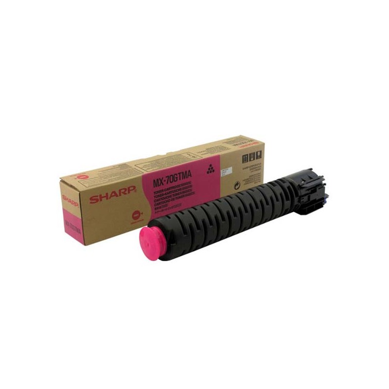 Sharp originální toner MX-70GTMA, magenta, 32000str.