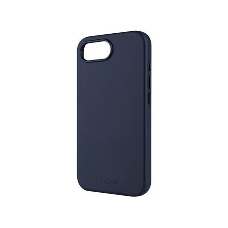 FIXED MagLeather kožený kryt iPhone 16e, modrý