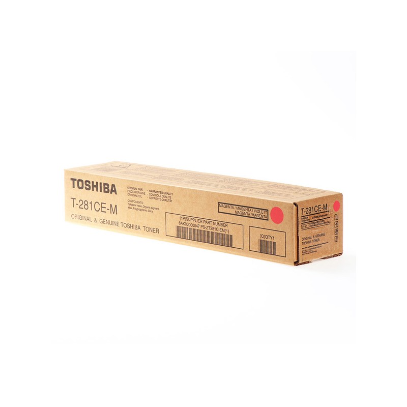Toshiba originální toner T281CEM, 6AK00000047, magenta, 10000str.