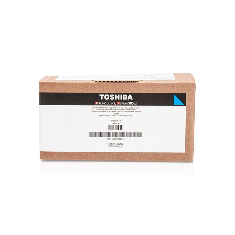 Toshiba originální toner T305PCR, cyan, 3000str., 900g