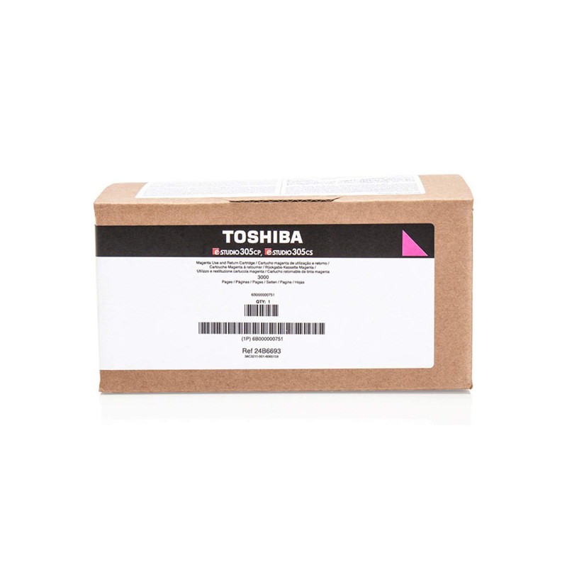 Toshiba originální toner T305PMR, magenta, 3000str., 900g