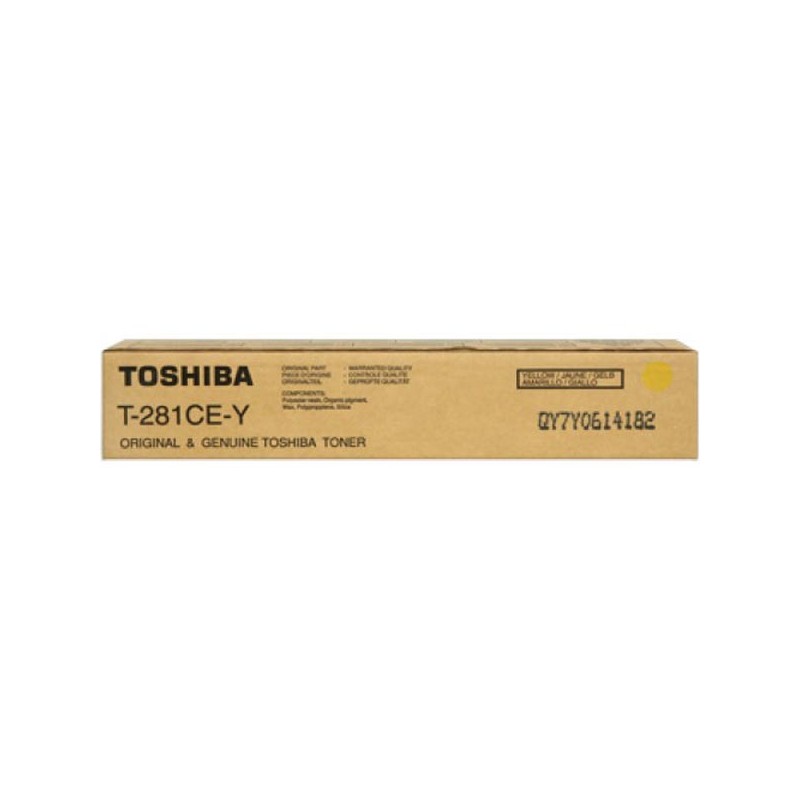 Toshiba originální toner T281CEY, 6AK00000107, yellow, 10000str.