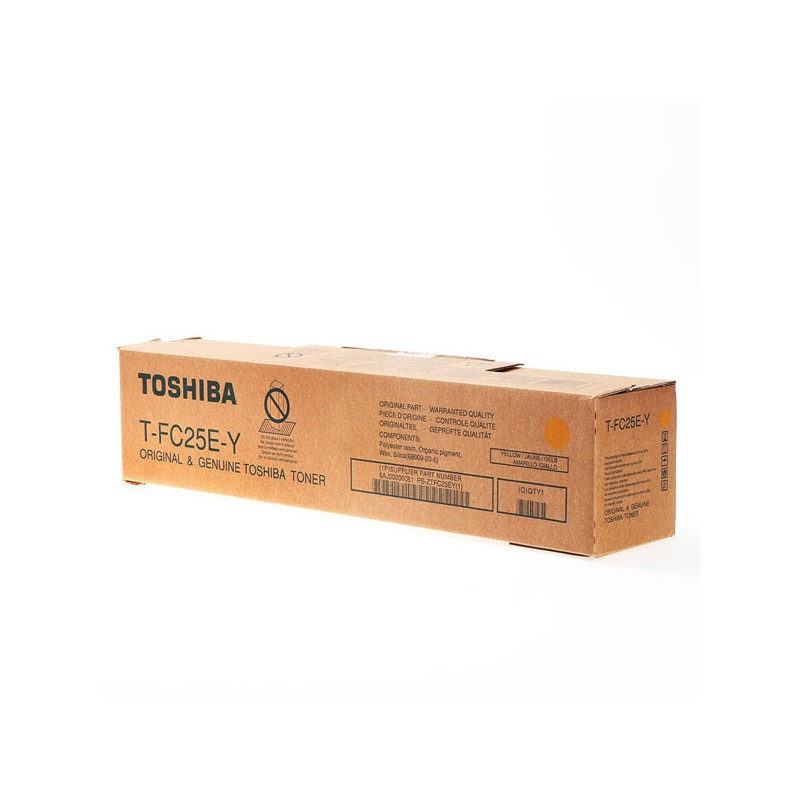Toshiba originální toner TFC25EY, 6AJ00000081, yellow, 26800str.