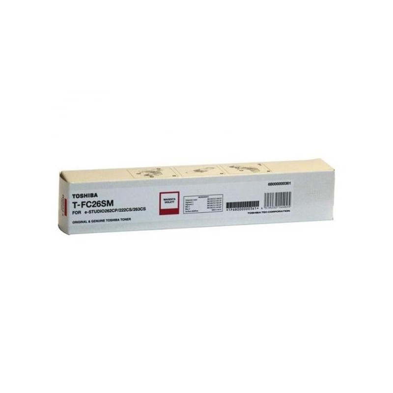 Toshiba originální toner TFC26SM6K, 6B000000555, magenta, 6000str., high capacity