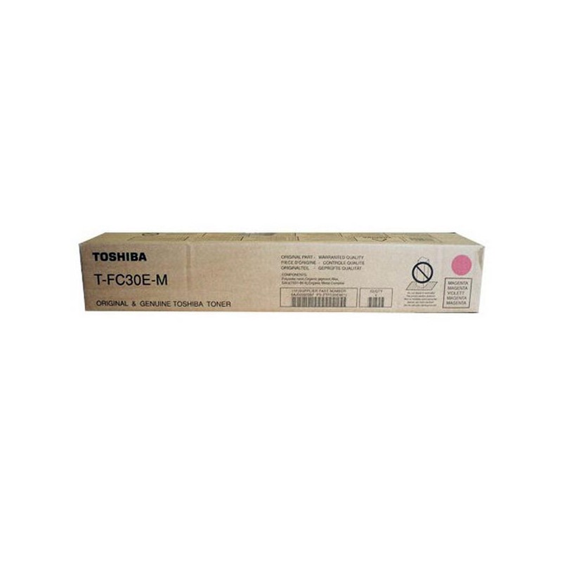 Toshiba originální toner TFC30EM, 6AG00004452, 6AJ00000097, magenta, 33600str.