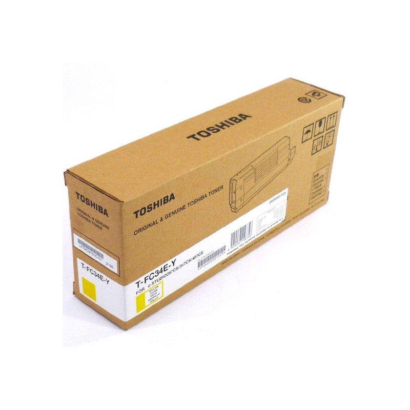 Toshiba originální toner T-FC34EY, 6A000001525, yellow, 11500str.