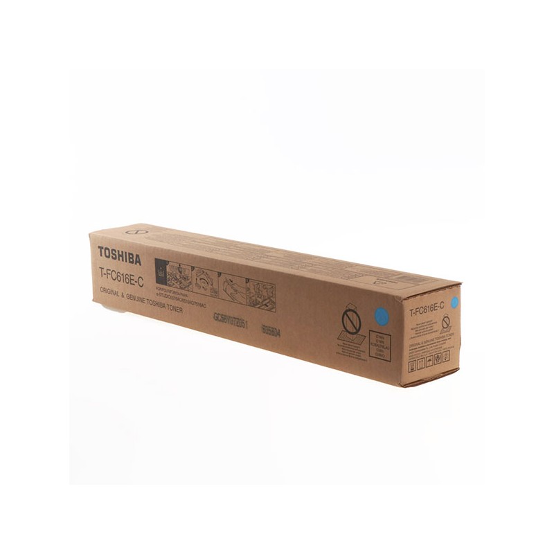 Toshiba originální toner T-FC616EC, 6AK00000369, cyan, 39200str.