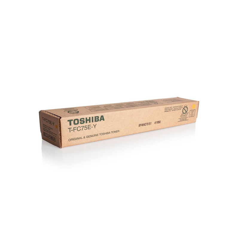 Toshiba originální toner T-FC75E-Y, 6AK00000254, yellow, 35400str.