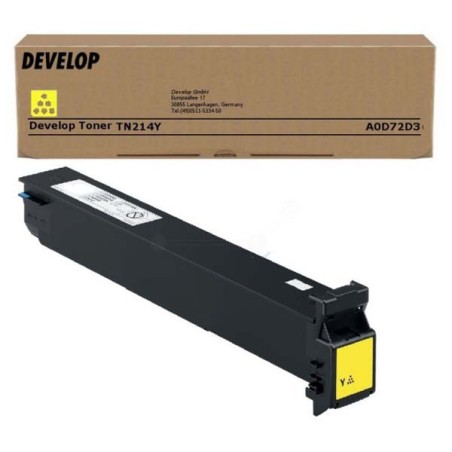 Develop originální toner A0D72D3, TN-214Y, yellow, 18500str.