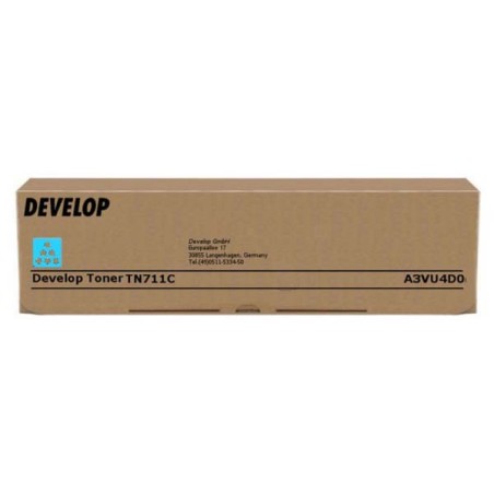Develop originální toner A3VU4D0, TN-711C, cyan, 31500str.