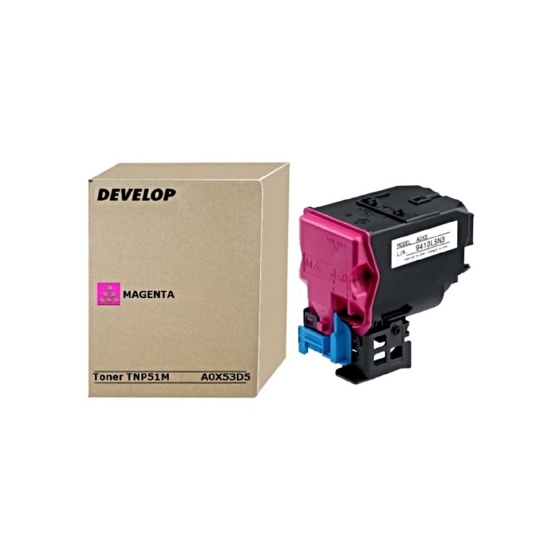 Develop originální toner A0X53D5, TNP51M, magenta, 5000str.