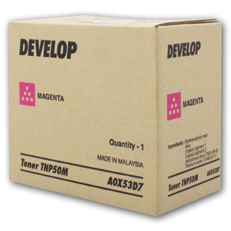 Develop originální toner A0X53D7, TNP-50M, magenta, 5000str.