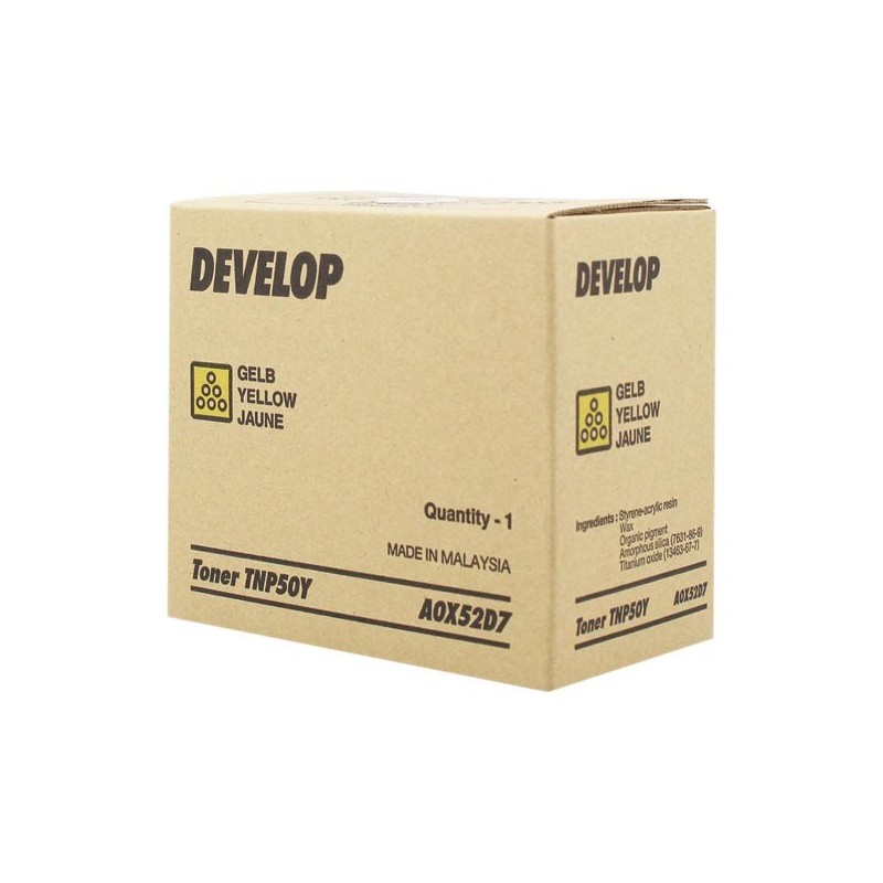 Develop originální toner A0X52D7, TNP-50Y, yellow, 5000str.