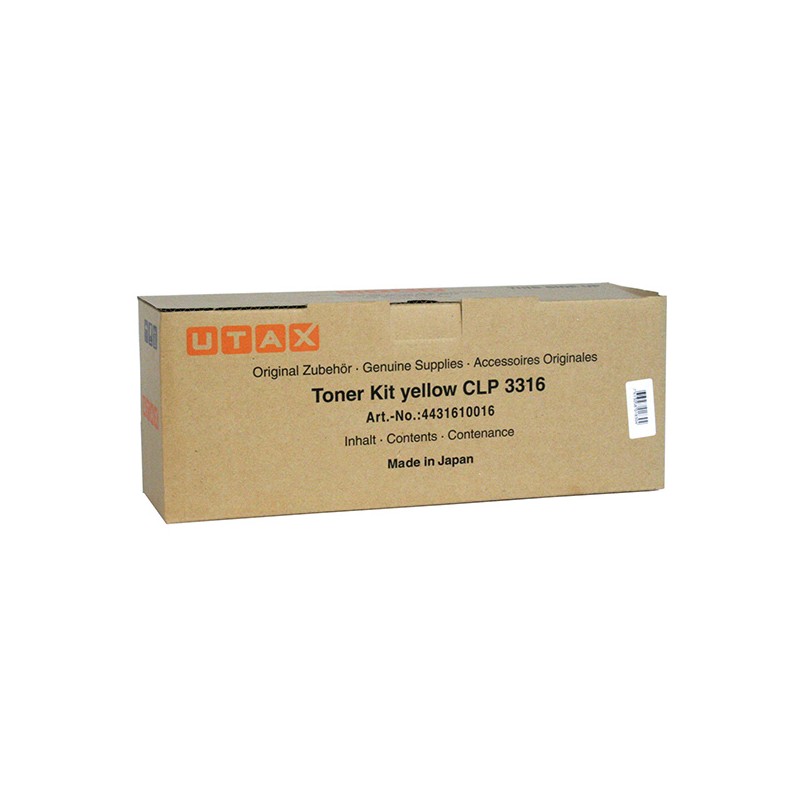 Utax originální toner 4431610016, yellow, 4000str.