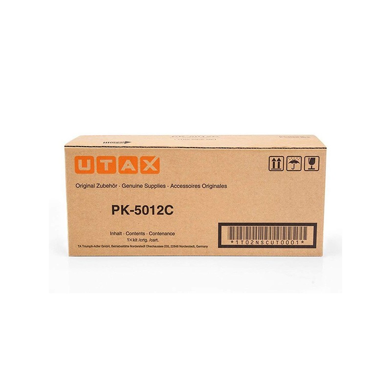 Utax originální toner 1T02NSCUT0, PK-5012C, cyan, 10000str.
