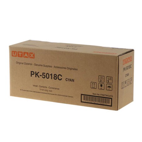 Utax originální toner 1T02TWCUT0, PK-5018C, cyan, 11000str.