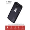 C-TECH Powerbanka 10000mAh, Li-Pol, 22,5W, USB-C/USB-A/micro USB