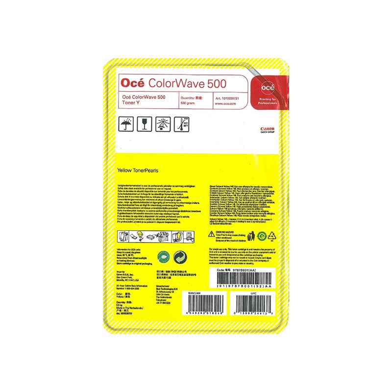 Oce originální toner 1070038731, 9787B001AA, yellow, 500g