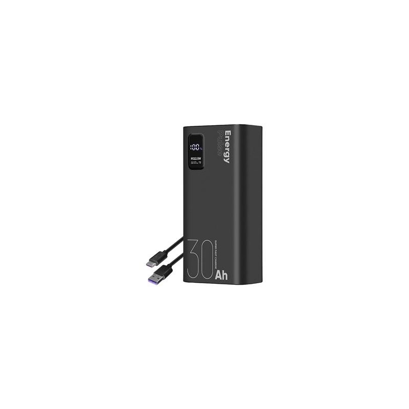 OBAL:ME EnergyPulse Powerbanka 30000mAh 22.5W Black