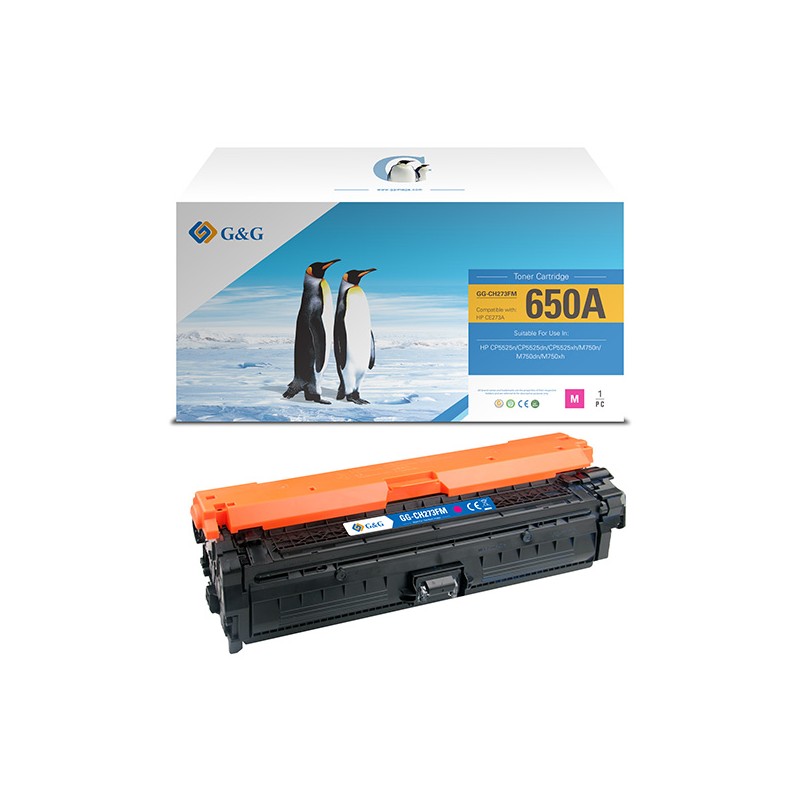 G&G kompatibilní toner s HP CE273A, NT-CH273FM, HP 650A, magenta, 15000str.