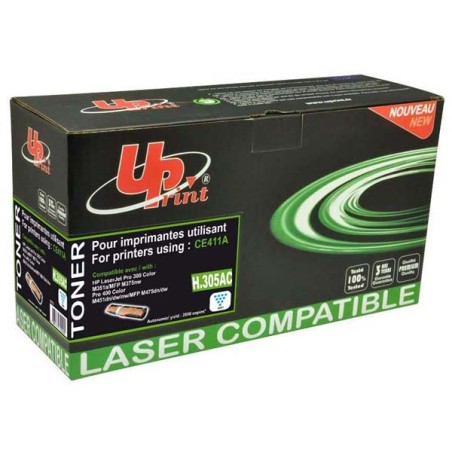 UPrint kompatibilní toner s HP CE411A, H.305AC, cyan, 2600str., HP 305A
