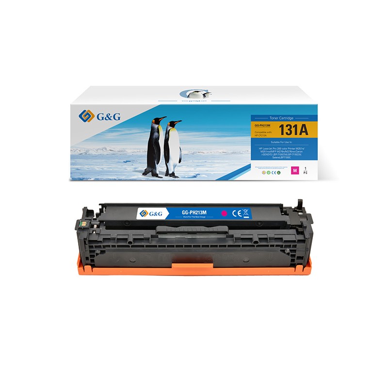 G&G kompatibilní toner s HP CF213A, Canon CRG731, NT-PH213M, HP 131A, magenta, 1800str.