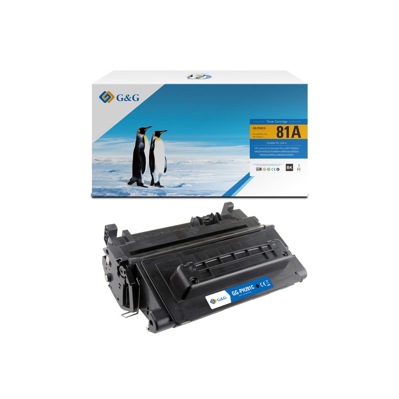 G&G kompatibilní toner s HP CF281A, NT-PH281CW, HP 81A, black, 10500str.