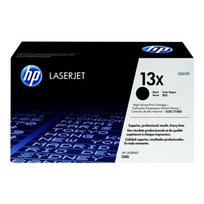 HP 13X Black LJ Toner Cart, Q2613X (4,000 pages)