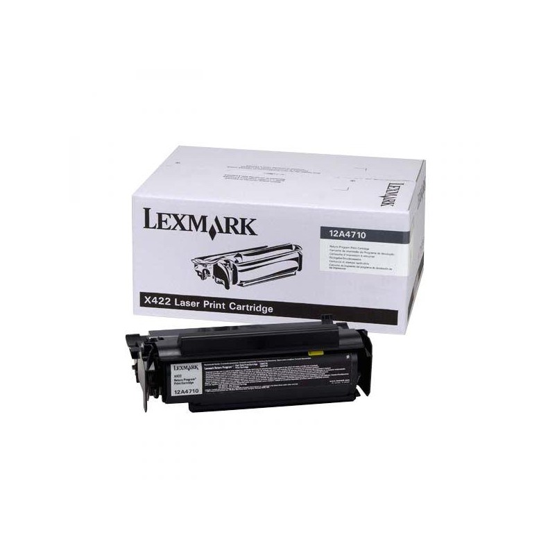 Lexmark originální toner 12A4710, black, 6000str., return