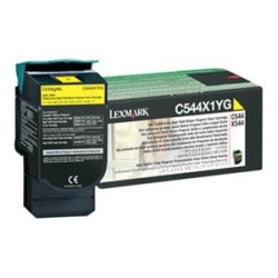 Lexmark originální toner C544X1YG, yellow, 4000str., extra high capacity, return