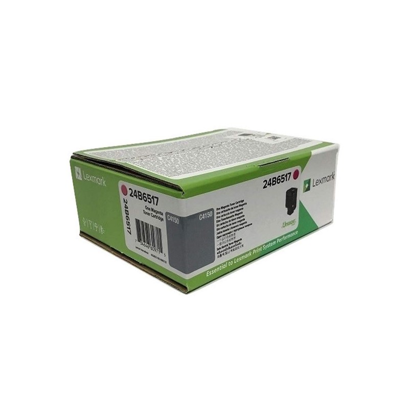 Lexmark originální toner 24B6517, magenta, 10000str., high capacity, return