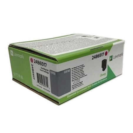 Lexmark originální toner 24B6517, magenta, 10000str., high capacity, return