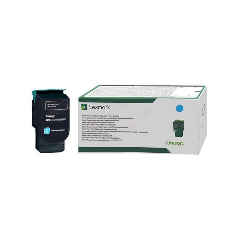 Lexmark originální toner 24B7178, cyan, 6000str.