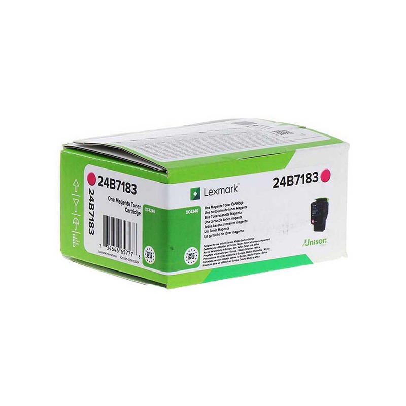 Lexmark originální toner 24B7183, magenta, 6000str.