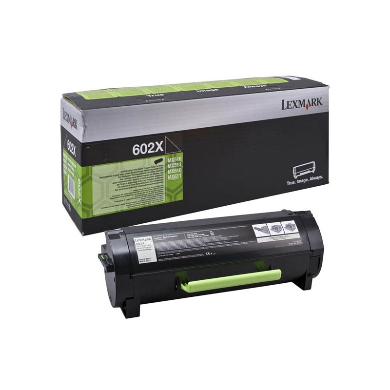 Lexmark originální toner 60F2X00, 602X, black, 20000str., extra high capacity, return