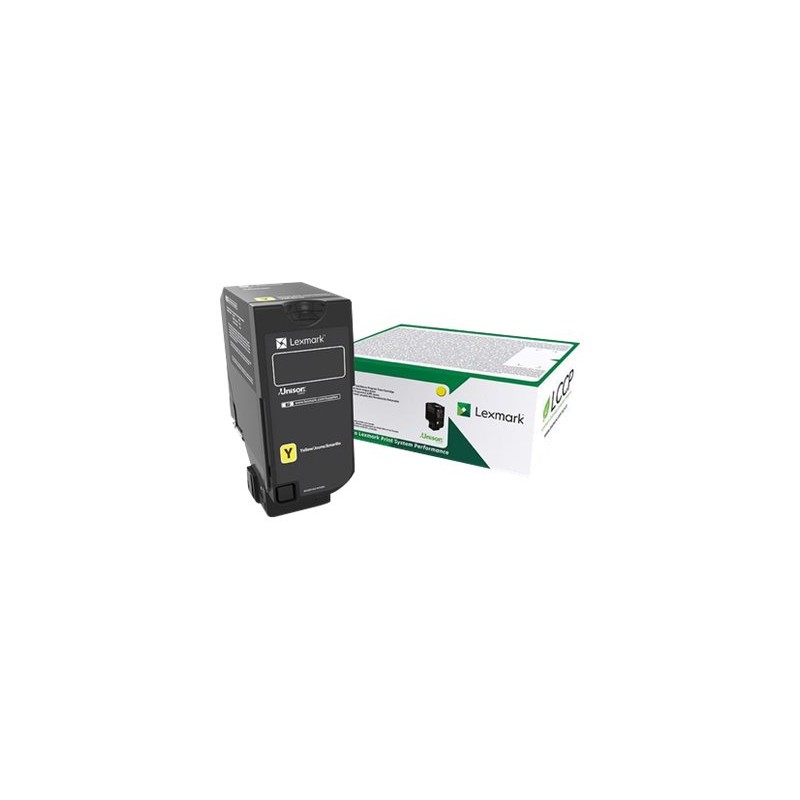 Lexmark originální toner 73B20Y0, yellow, 15000str., return