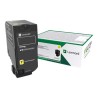Lexmark originální toner 73B20Y0, yellow, 15000str., return