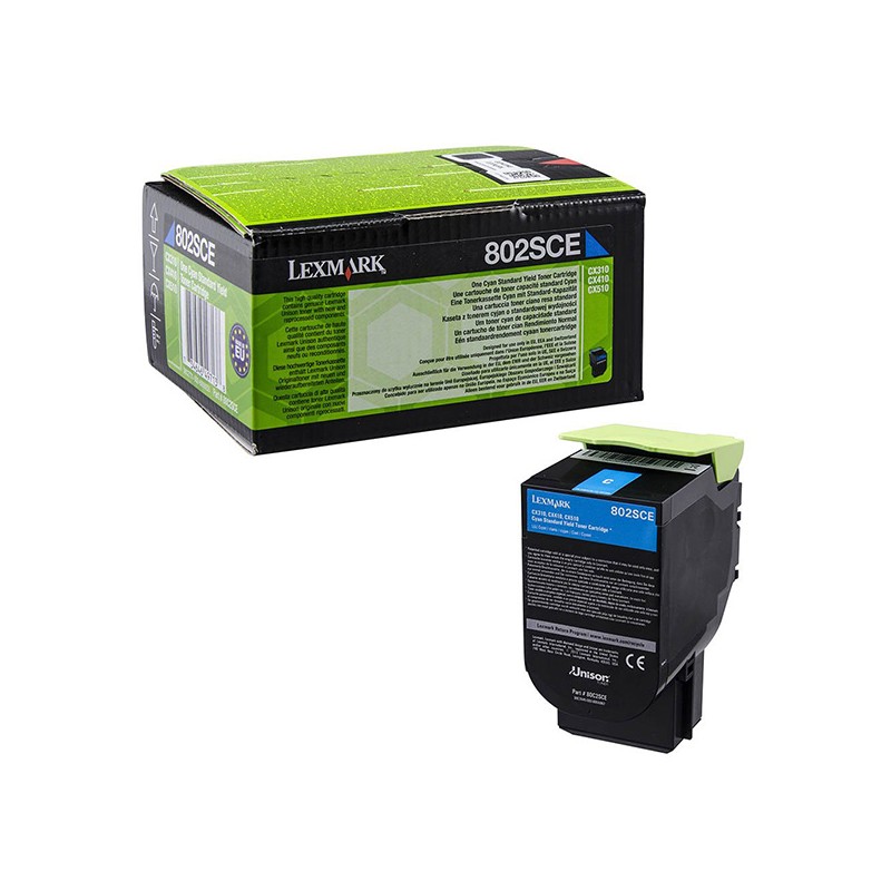 CORPORATE TONER CARTRIDGE/802SCE CYAN 2K PGS F CX310.410