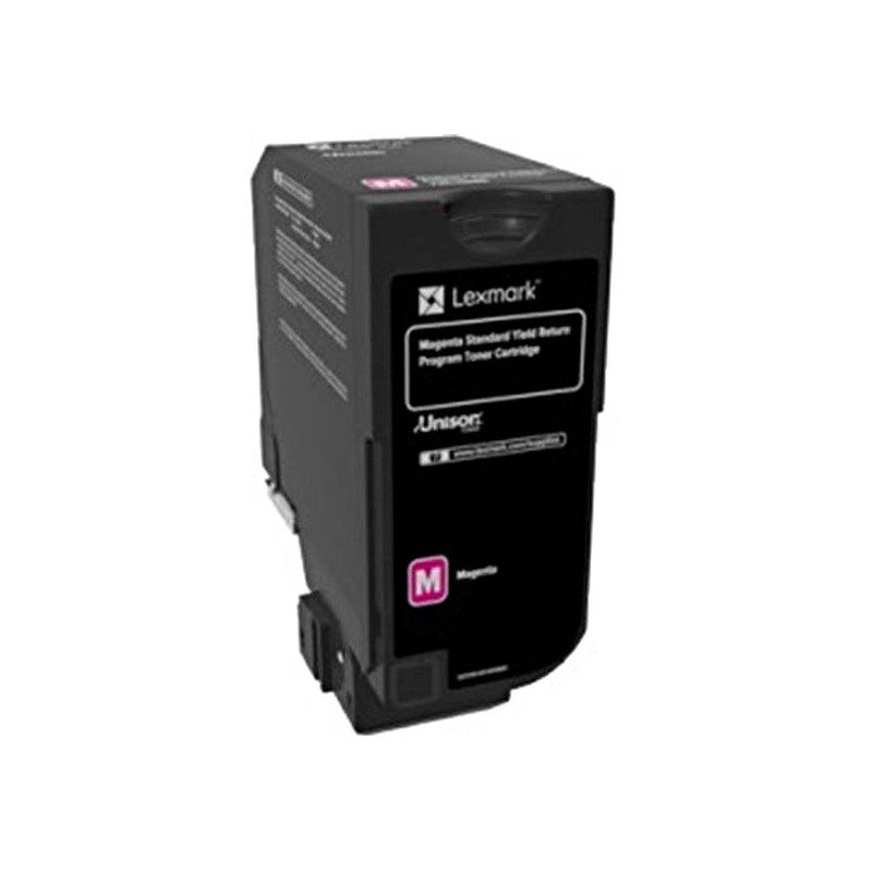 Lexmark originální toner 84C2HM0, magenta, 16000str., return