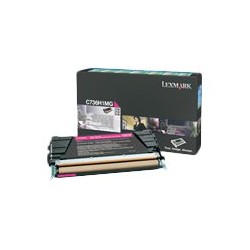 Lexmark originální toner C736H1MG, magenta, 10000str., high capacity, return